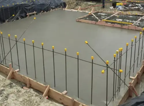 smooth trowelled pad